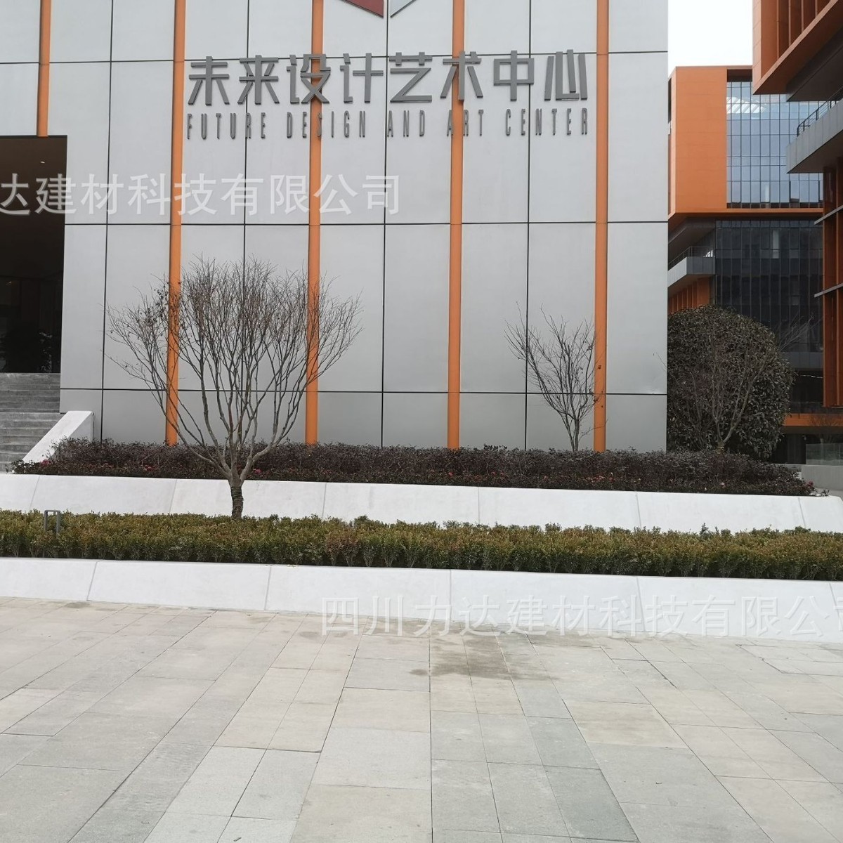 UHPC仿石异形花坛树池种植池金融中心商务办公区景观设施厂家供应