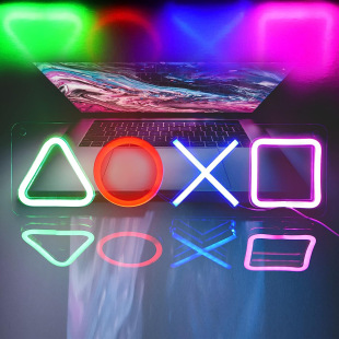 TEMU popular neon light game sign Billboard bar atmosphere English modeling light neon light Wholesale