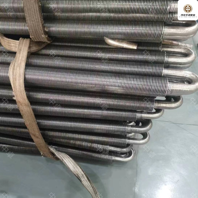 烟道碳钢20号螺旋缠绕高频焊翅片管蛇形管排散热器换热器优惠E18