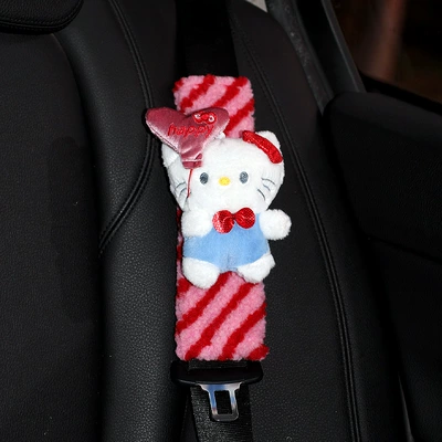 decoration protective cover anti-collar, Seat belt shoulder pad - 50th-anniversary-red-twill-shoulder-cover
