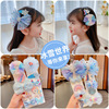 Hairgrip, set with bow, children's hair accessory for princess, “Frozen”