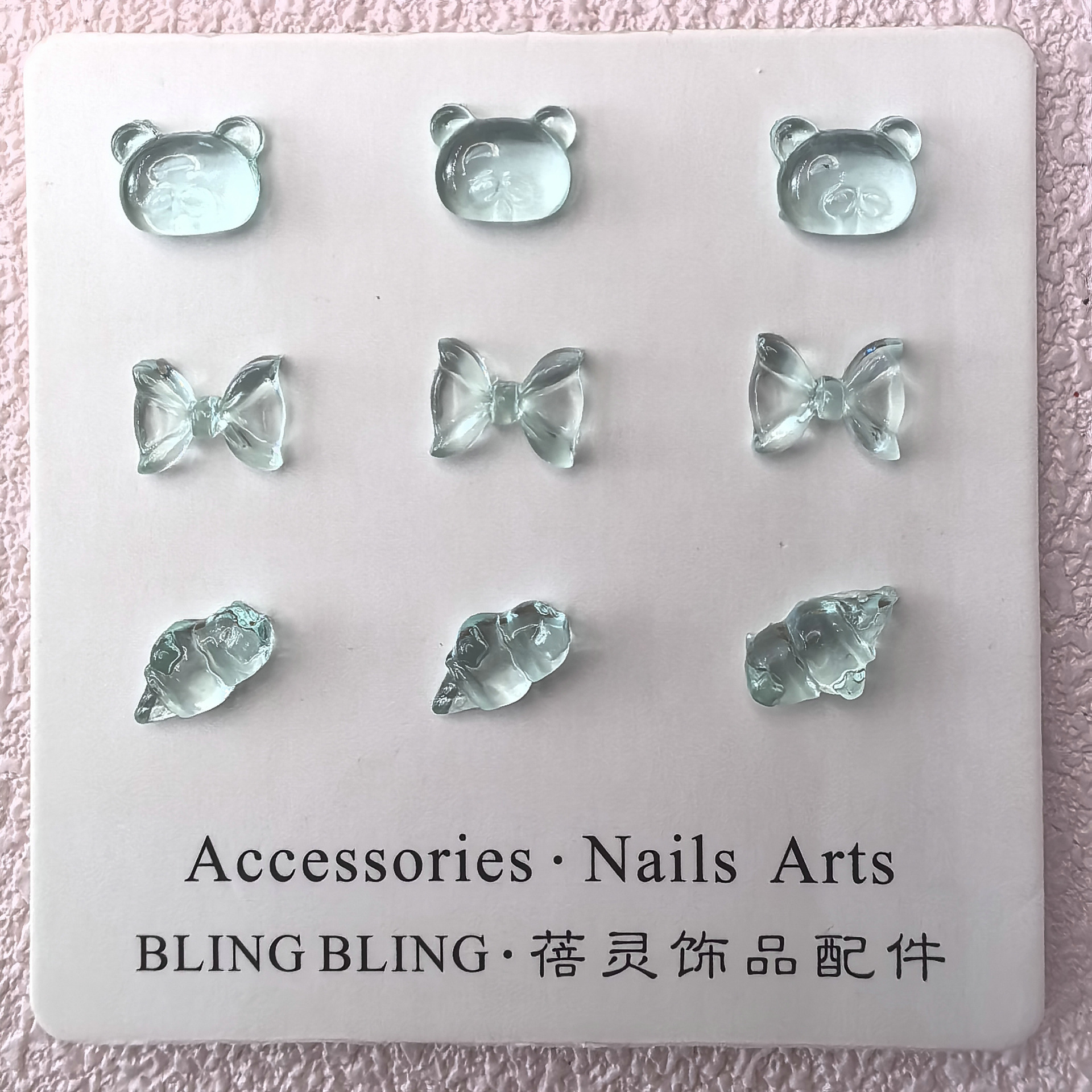 冰透熊猫头蝴蝶结海螺美甲小饰品配件树脂很亮0006.jpg