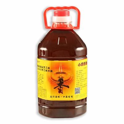 芝麻油芝麻香油500ml家用正小磨特产商用2.5L大桶装批发亚马逊|ru