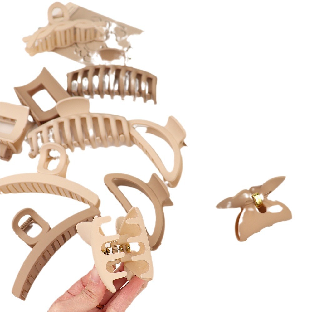 Clip de pelo de baño updo transfronterizo Cabeza trasera clip de pelo grande clip de pelo fijo temperamento clip de pelo clip de tiburón celebridad de Internet