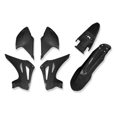 CQR off-road motorcycle full car Motorcycle Fender - cqr4-piece-case-black