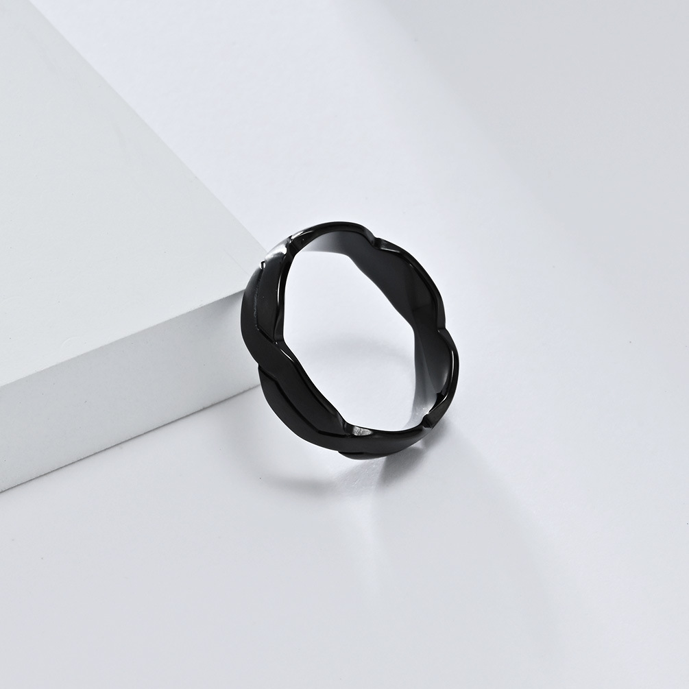 8g Weight Rings Classification 1 Piece Quantity Holiday, Daily Occasion 304 Stainless Steel Material Solid Color Pattern All Seasons Season Men's Gender Polishing Design Vacation, Classic Style Style Vacation Classic Style Solid Color 304 Stainless Steel Polishing Men's Rings Men Band Rings 6