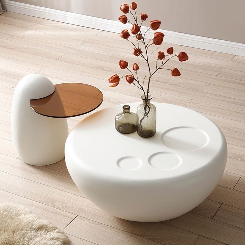 Sala de estar doméstica de estilo de red crema de viento de gato pequeño hogar mesas de té artísticas modernas y simples mesas de té familiares