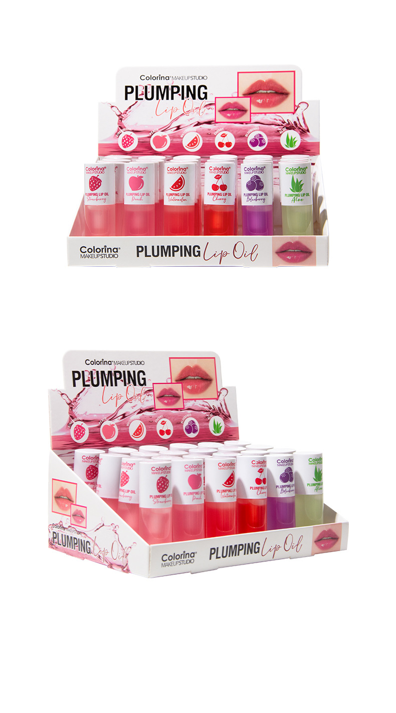 Customized moisturizing and nourishing gentle lip oil nourishes and hydrates, softens the stratum corneum, reduces lip lines, and cares for the lip mask. Genuine makeup undefined