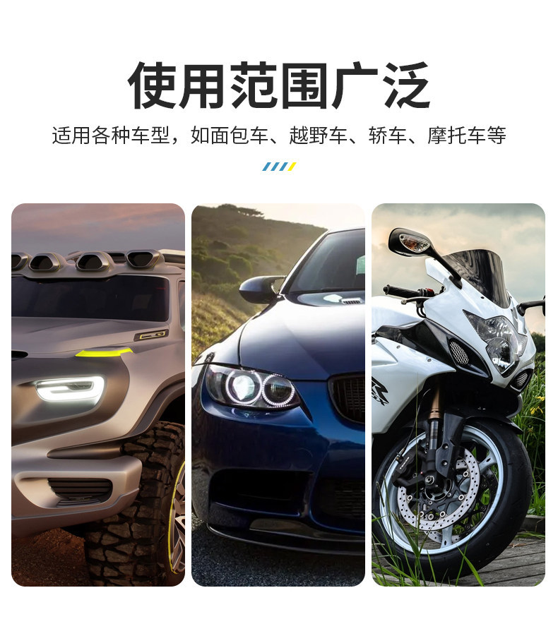 Suitable for high-precision electronic digital display tire pressure monitors with tire inflation nozzles for car use