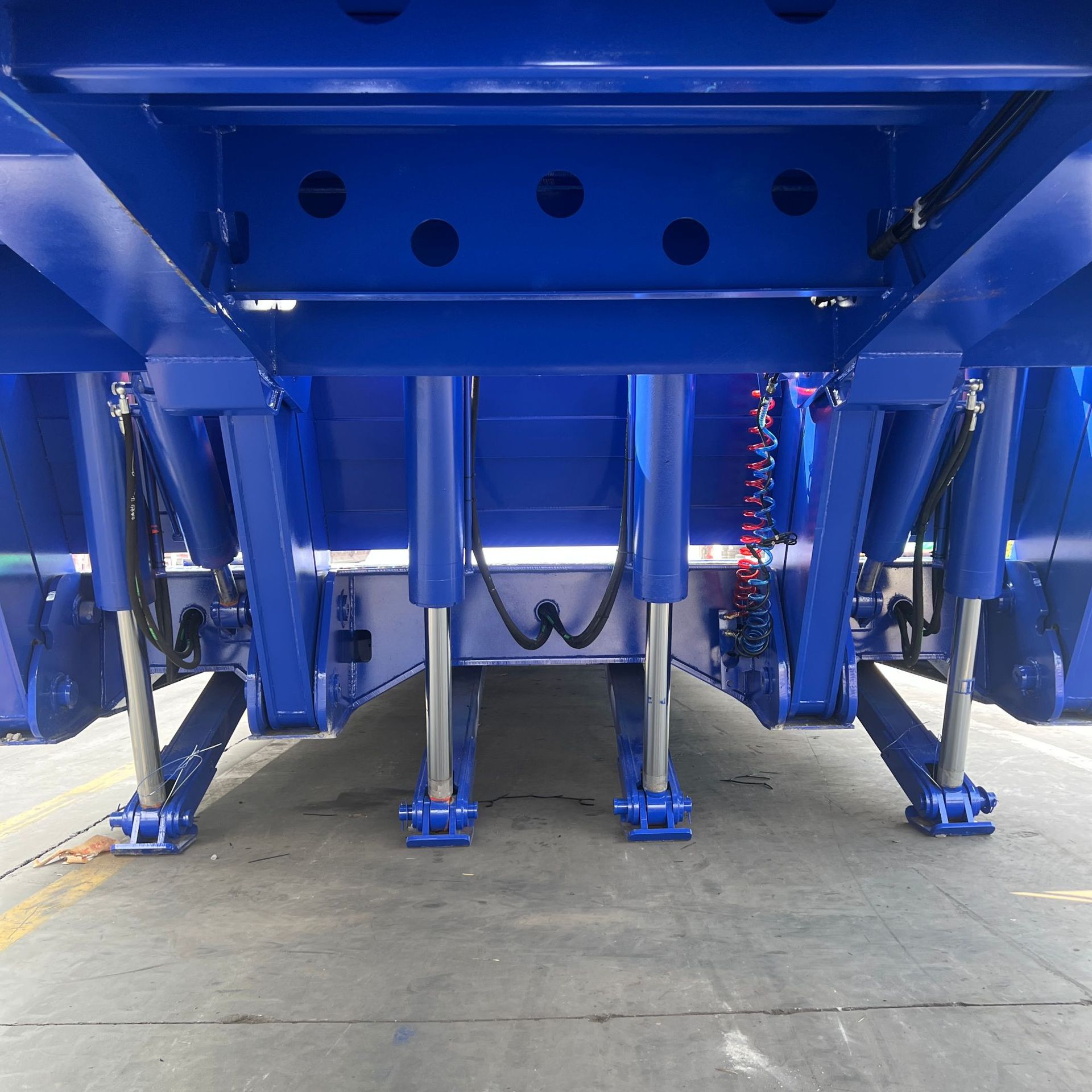 Source Factory Export Wholesale Cross-Border Sales of Large Tow Trailers, Heavy-Duty Folding Goose-Neck Large Item Transport Semi-Trailers