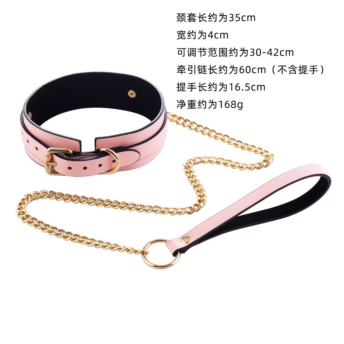 Suministro directo de fábrica smsex juguetes cuero cuello cubierta collar luminoso hombres y mujeres perro cadena juguete perro collar image 3
