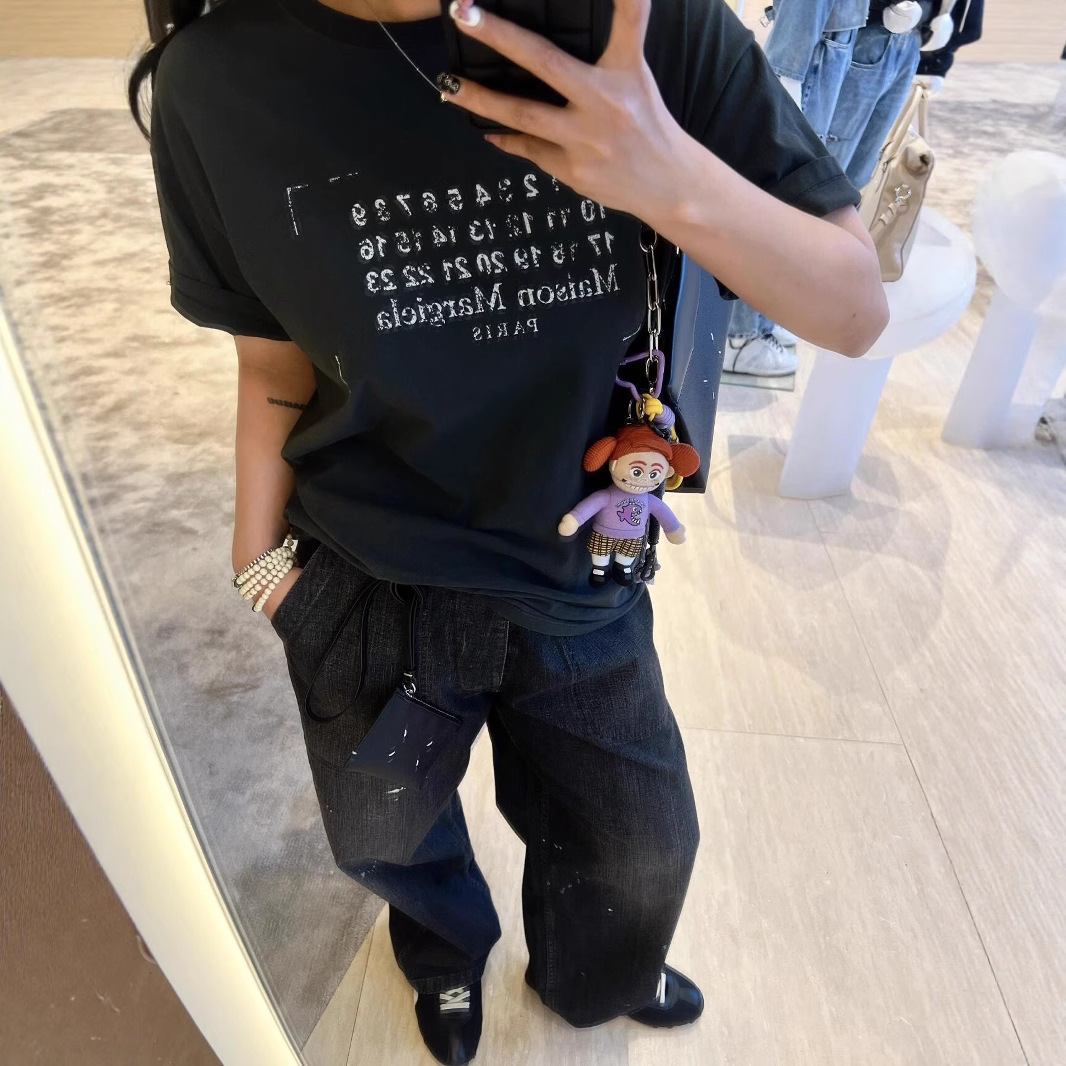 ニッチMMマジラのクラシックなデジタルロゴプリントラウンドネックプルオーバー半袖Tシャツ、男女兼用、多用途
