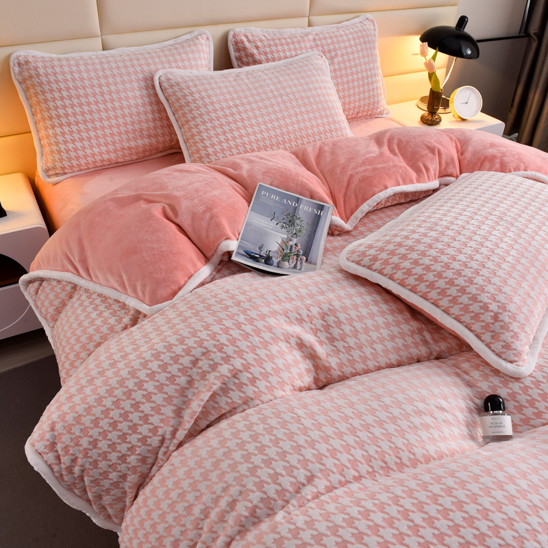 하운드투스-핑크 [벨벳 및 두꺼워짐, 정전기 없음]