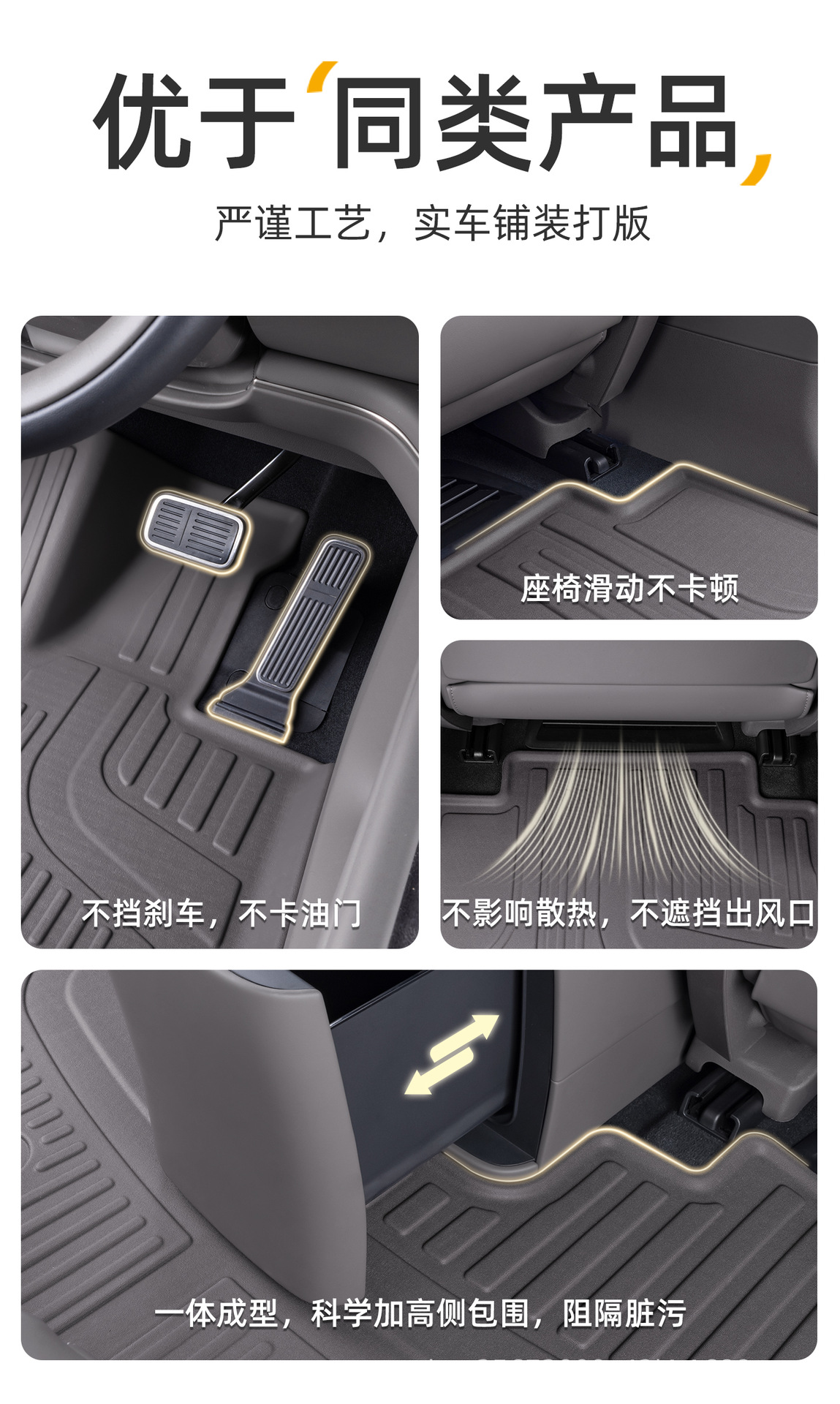Suitable for Nio ES8, 26 models, custom-made for third-generation vehicles, brand new interior floor mats, TPE car mats
