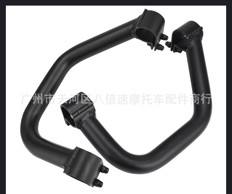 Aluminum alloy calf U B front bumper bumper miracle cow N8 Li Ling V12 electric car modified anti-fall protection bar