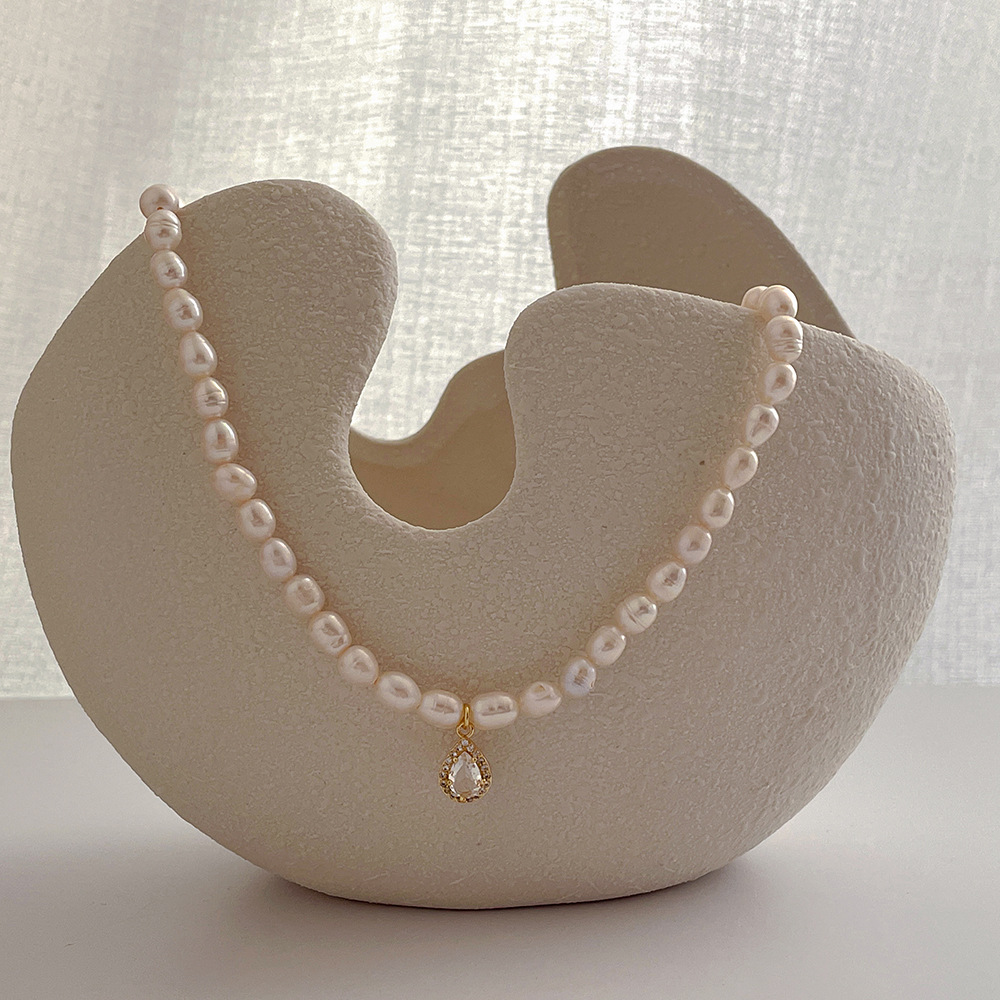 Simple Style Geometric Freshwater Pearl Necklace display picture 4