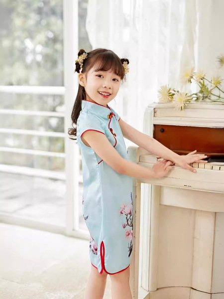 Summer cute cheongsam girl's