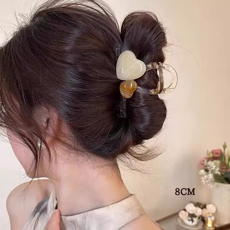 9 # (medium size) brown transparent love gripper 8cm