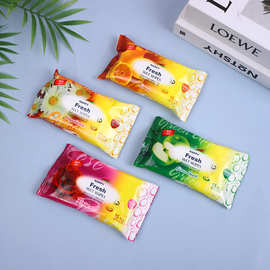 跨境英文版小包湿巾清洁易携带10片式装便携