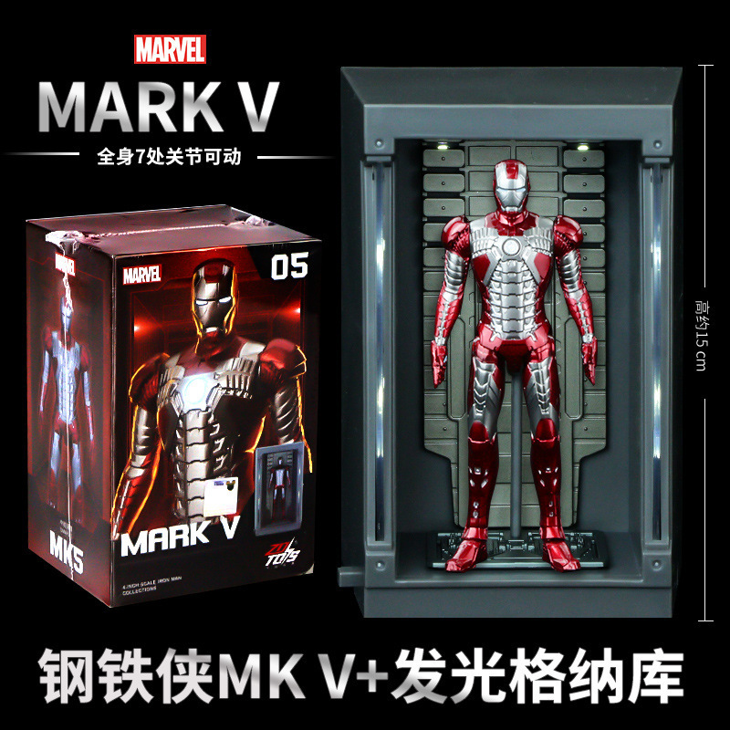 マーベル 10 周年記念シリーズ アイアンマン フィギュア アベンジャーズ 組み立て式アーマーモデル 男の子のおもちゃの装飾品|undefined