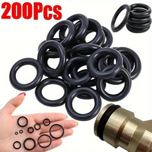 200pcs��ɫ�h���͸ߜض����z�ܷ�Ȧ ���zO��Ȧ ��ˮ�����ܷ�Ȧ