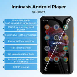 厂家直供mp3跨镜蓝牙外放触屏mp4学生音乐播放器无损HiFi128GB