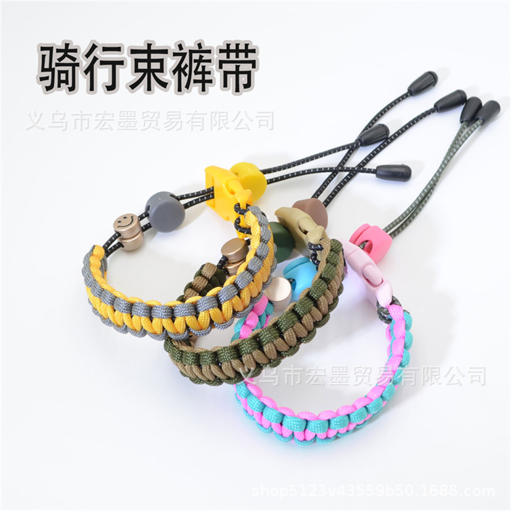 Cycling Leg Straps, Reflective Leg Bands for Bicycles, Night Running Road Bike Accessories, Leg Bindings, Safety Warning Tape