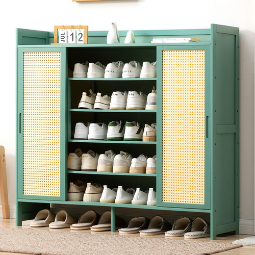 Shoe cabinet, home door shoe rack, simple dormitory rental house, multi-layer dustproof entry storage artifact to save space