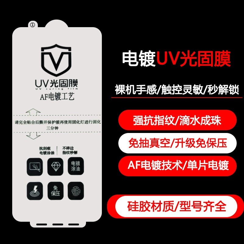 УФ-защитное стекло для Xiaomi 12 Civi 5 Pro Redmi Note 14 Pro+ изогнутый экран