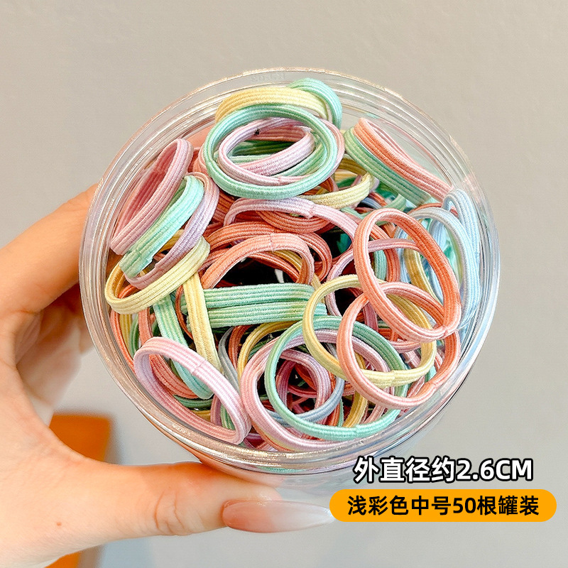 2025新款儿童彩色高级感发绳扎马尾小揪揪橡皮筋高弹力防滑不伤发|undefined