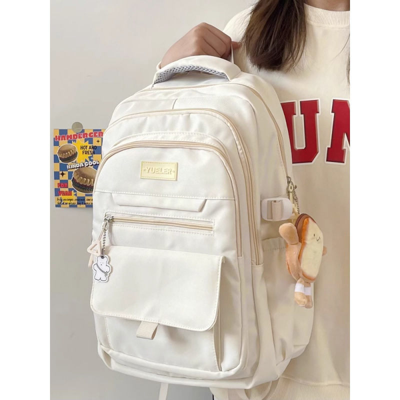 見た目の良い日本の中学生の大容量ランドセル、女子高校生、ニッチなバックパック、シンプルで多用途なコンピューターバック|undefined