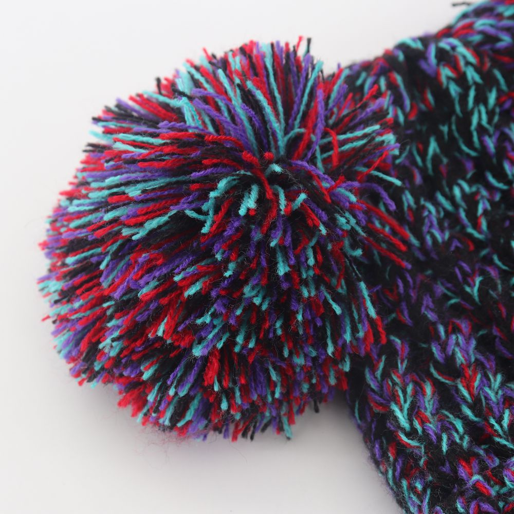 Autumn&Winter Season Children Unisex Gender Children Unisex Sweet Simple Style Solid Color Pom Poms Wool Cap