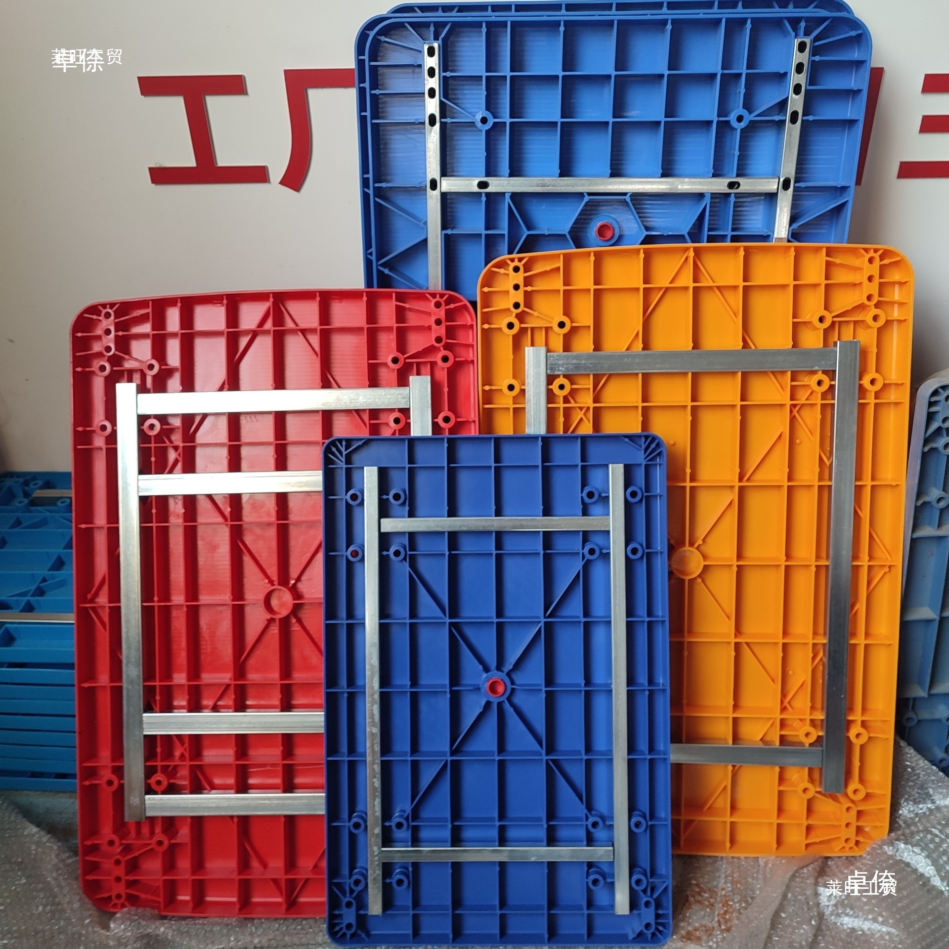 平板车配件大全可定运输拖车板面小面板手推车重型塑料90*60推车