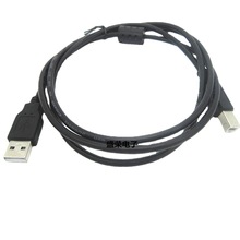 厂家供应黑色usb2.0打印线 usb转打印线 打印机连接线1.5m纯铜芯