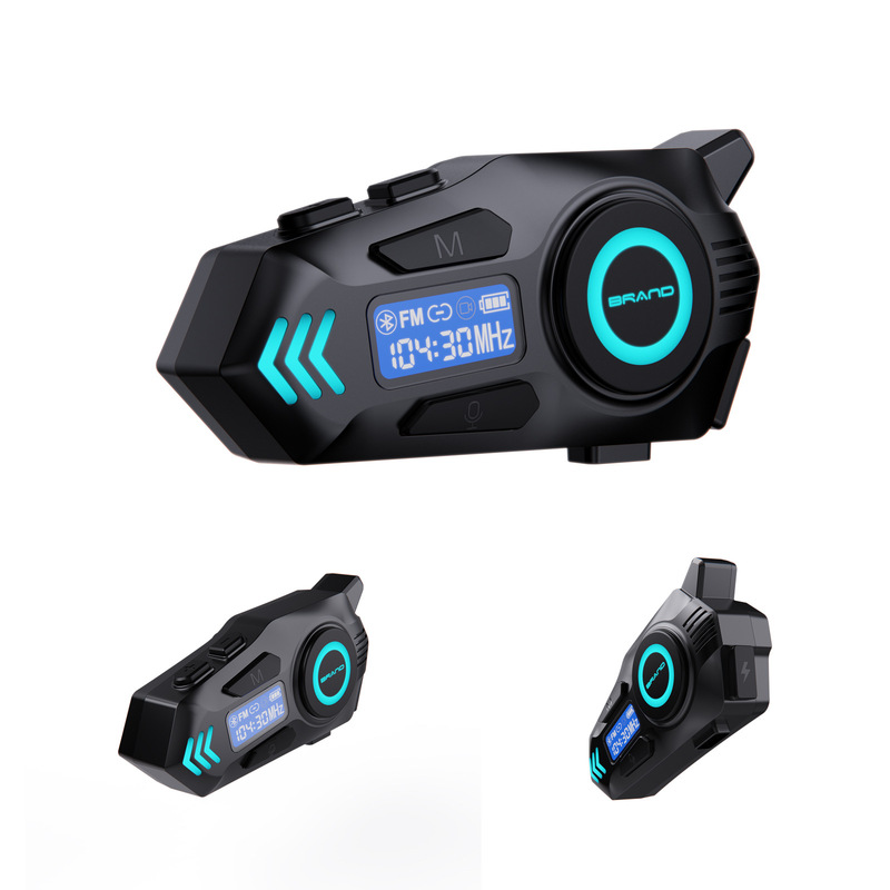 国境を越えたオートバイのヘルメットワイヤレス Bluetooth ヘッドセット長いバッテリー寿命防水ノイズリダクション屋外ライダーサイクリング Bluetooth ヘッドセット|undefined