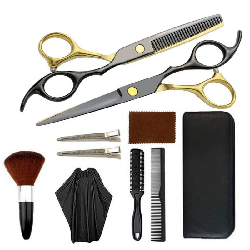 크로스보더 고급 블랙 골드 컷 10 개 세트