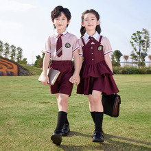 六一儿童节演出服装幼儿园大合唱表演服小学生红色毕业照班服套装