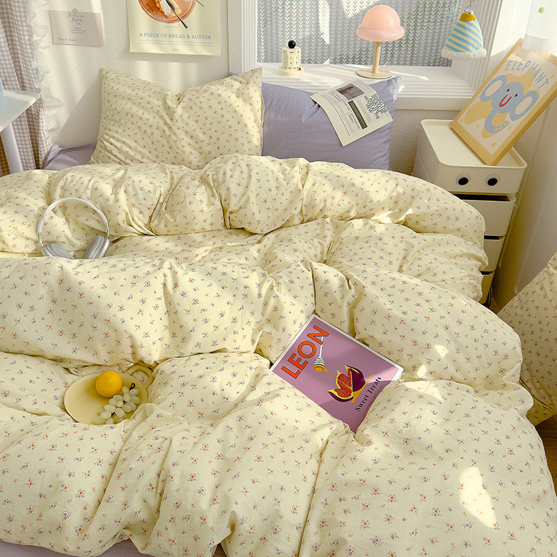 워시드 코튼 프린트 - Ziyin