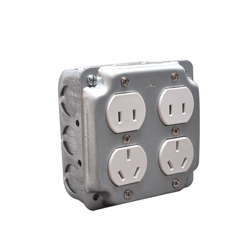 Interruptor de toma de aire industrial de Berklin ventilador de cemento abierto ventilador de cinco agujeros retrógrado galvanizado una cuenta de doble control dos o tres enchufes