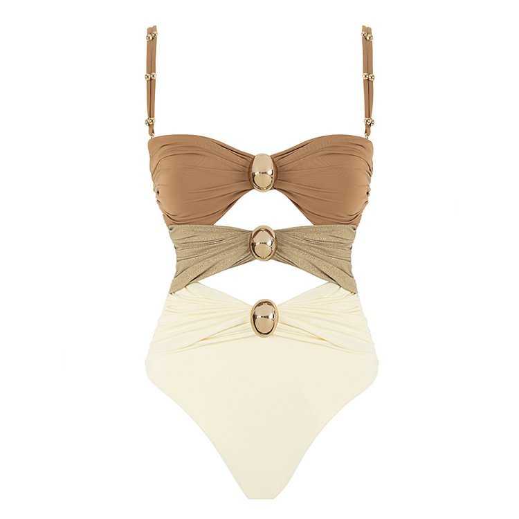 211g Weight Sleeveless Sleeve Length Nylon, Polyester Fabric Type Regular Top Length One-pieces Tops Type 1 Piece Quantity Swimming Occasion Strap Neckline Regular Fit Fit Type Color Block Pattern Women's Gender Elegant, Modern Style Style Women's Elegant Modern Style Color Block 1 Piece One Piece Swimwear 14