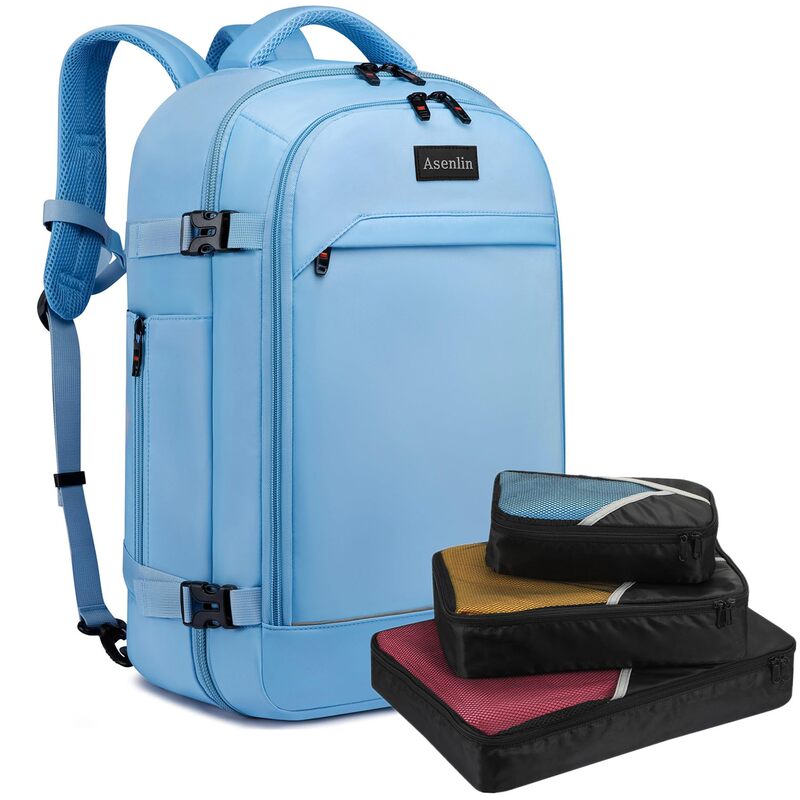 Women Men's Travel Backpack, 17 Inch Laptop Backpack Flying Approved Luggage Carry Waterproof Electric