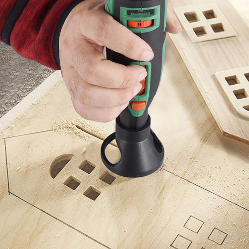 11-piece small electric grinder accessories: horn cover, locator/fixer, electric grinder milling cutter locator and stopper.