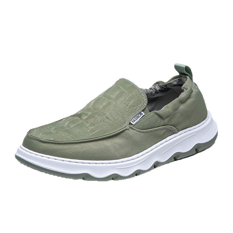 Zapatos de hombre 2026 nuevos zapatos casuales de hombre viejos zapatos de lona de Beijing de moda coreana transpirables de un pie zapatos para hombre
