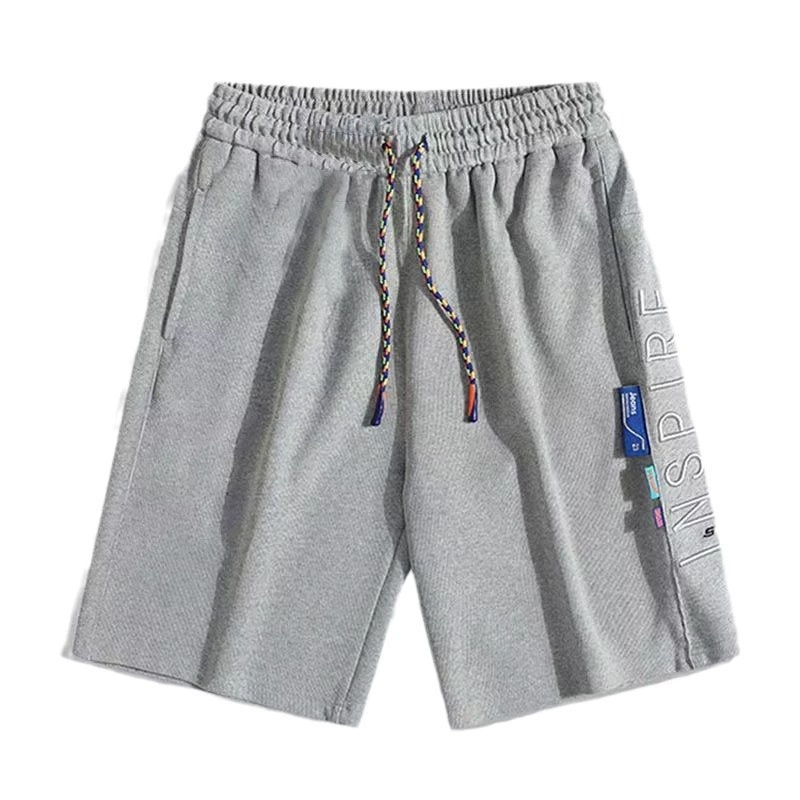Трендовые спортивные летние шорты, тонкие пляжные штаны, оверсайз, свободный прямой крой