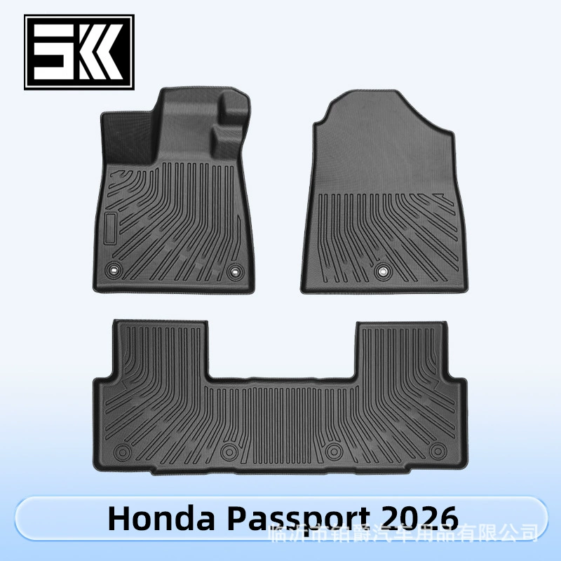Подходит для Honda Passport 2026, коврики из TPE, 3D, всепогодные, коврик в багажник, коврик на спинку сиденья