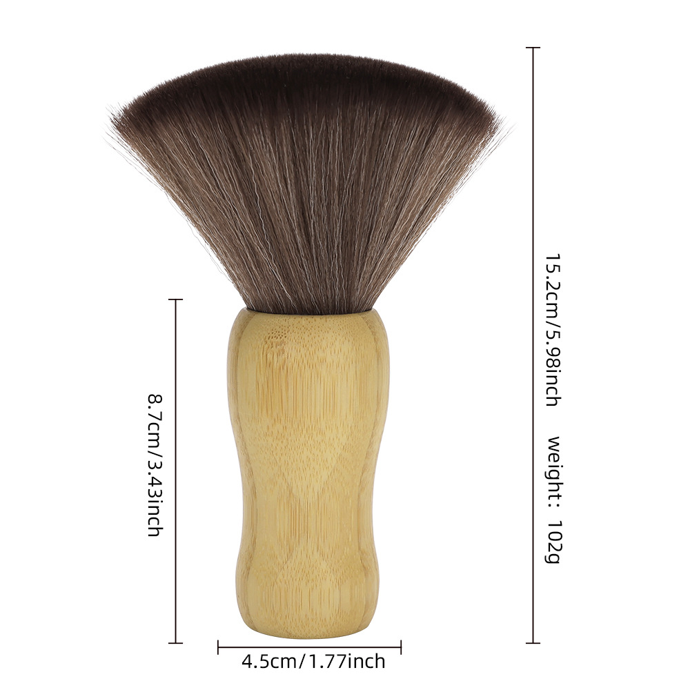 Peluquería Escaneo de cabello roto de madera maciza Escaneo de fibra de peluquería Cepillo suave Escaneo de limpieza de cabello Cepillo de cabello roto Herramientas de corte de cabello en el hogar