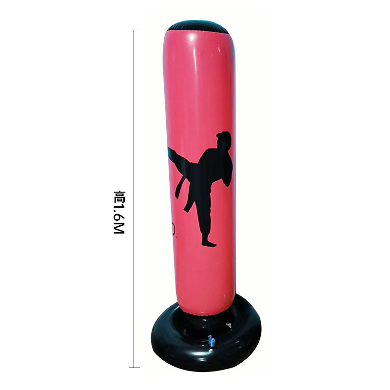 Красная боксерская стойка в стиле KO, обновленная и утолщенная версия