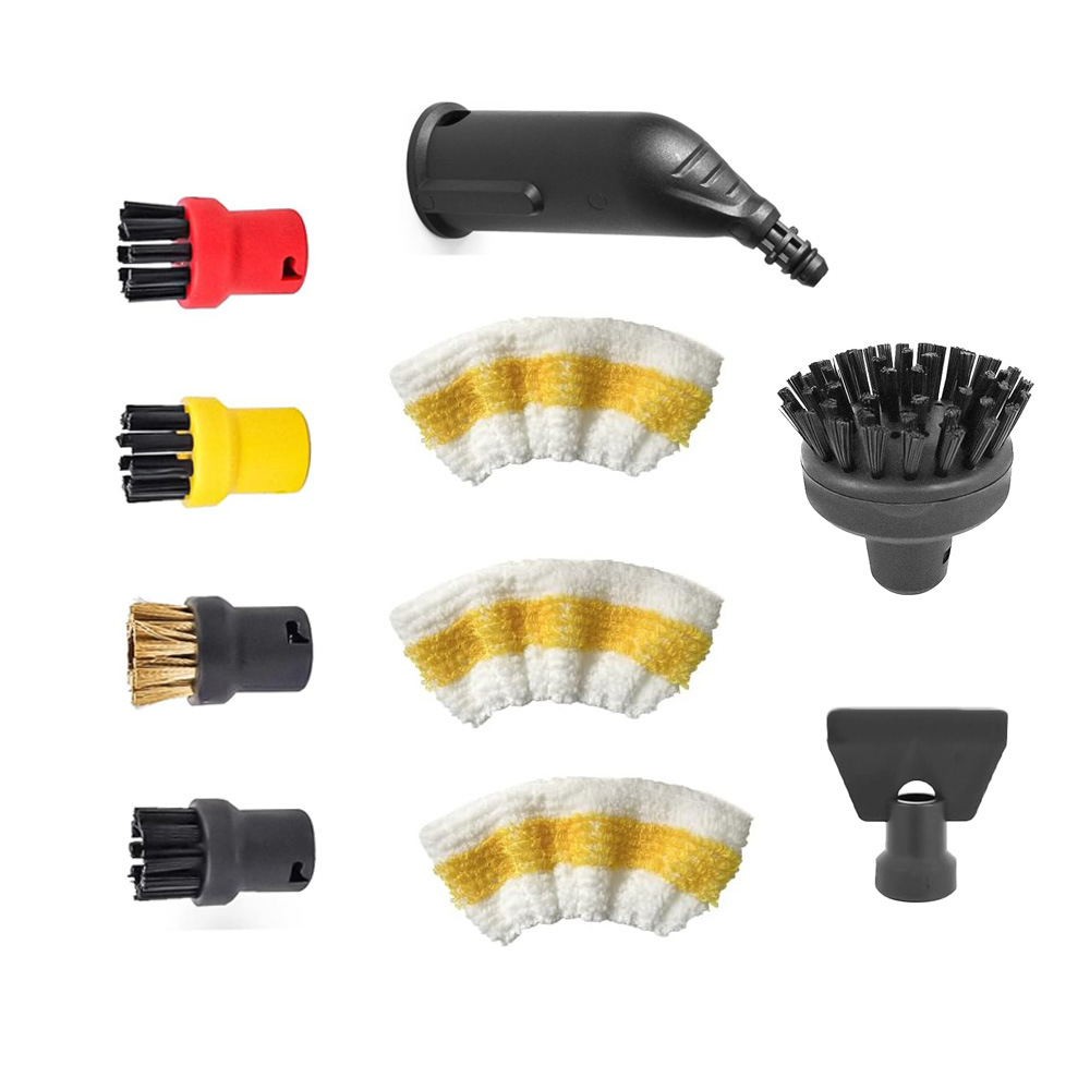 Adecuado para accesorios de vapor Karcher Kach, trapo, trapo, accesorios de vapor Karcher, cepillo redondo pequeño, cepillo de cobre