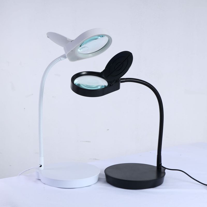 デスクトップ拡大鏡LEDランプ防塵カバー付きPD-4S家庭用老人が携帯電話のメンテナンスを読む|undefined