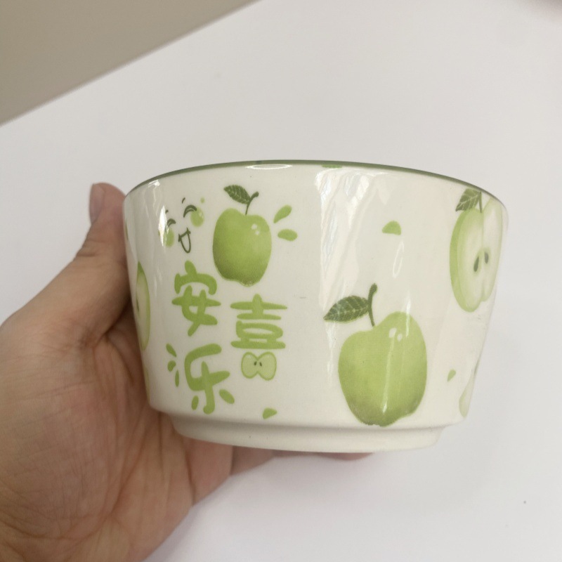 四款水果碗米饭碗陶瓷吃饭碗家用新款高颜值网红釉下彩微波炉|undefined